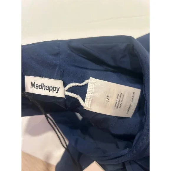 NWT Madhappy x Onia Rachel One Piece Swimsuit Navy Size Small